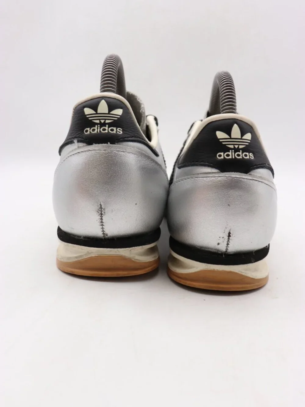 Adidas Originals SL72 OG Women’s 7.5 Sneakers Silver/Black Metallic Retro JH6363